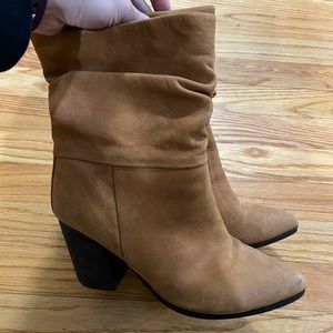 Camel Aldo Heeled Booties